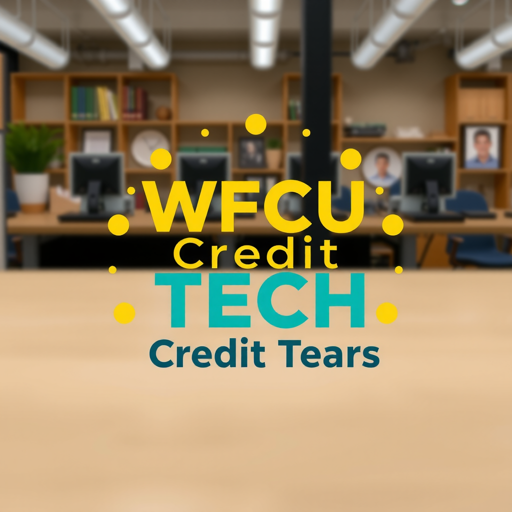 WFCU Credit Tech - Professional credit management solutions logo featuring modern teal and yellow design elements