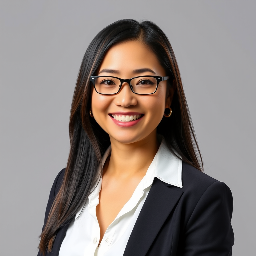 Professional headshot of Lisa Park, Member Services Manager, wearing professional attire with a welcoming smile, certified in budget planning and financial literacy education