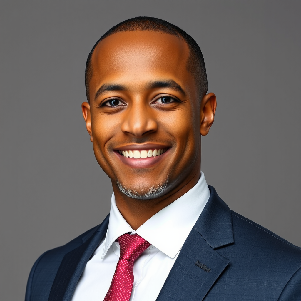 Professional headshot of Robert Williams, Business Services Specialist, wearing business attire with a confident expression, MBA in Entrepreneurship from UCLA